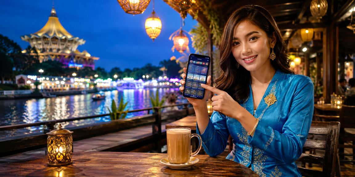 Pengguna Kuching berbaju kurung menikmati tawaran rebat dan bonus alu-aluan eksklusif di platform 737