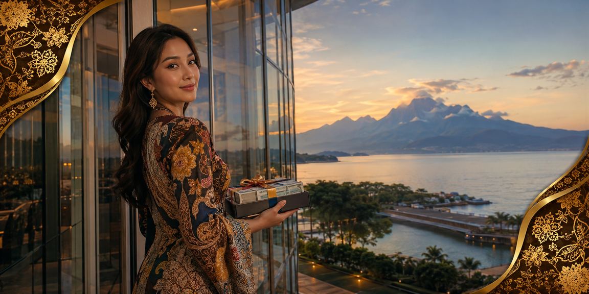 Pengguna Sabah berbaju batik membuat deposit dan mengikuti pertaruhan badminton dalam talian di 737