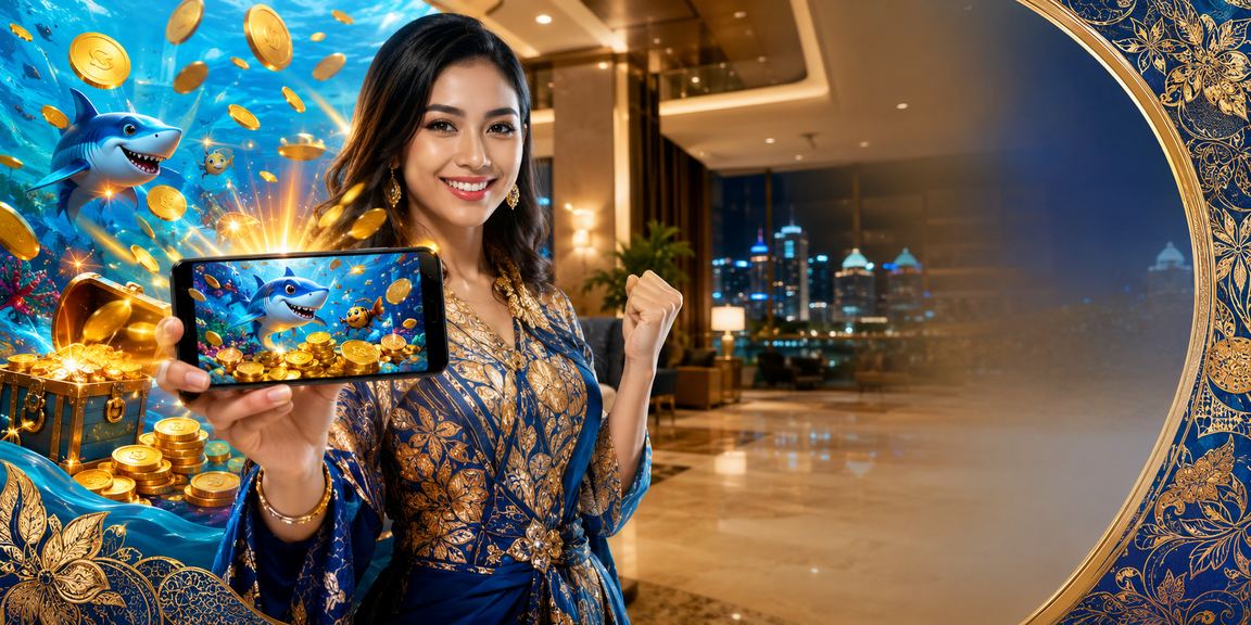 Pemain Selangor berbaju batik menikmati permainan memancing dan kredit bonus dalam talian di 737